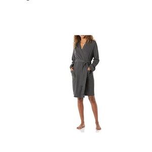 Gray Belted Ladies Robe-Size Medium